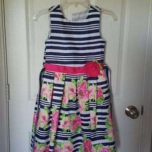 Jona Michelle Girls formal colorful spring dress